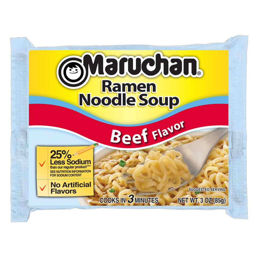 Maruchan Ramen Chicken, Instant Ramen Noodles, Ready to Eat Meals, 3 Oz, 24 Count