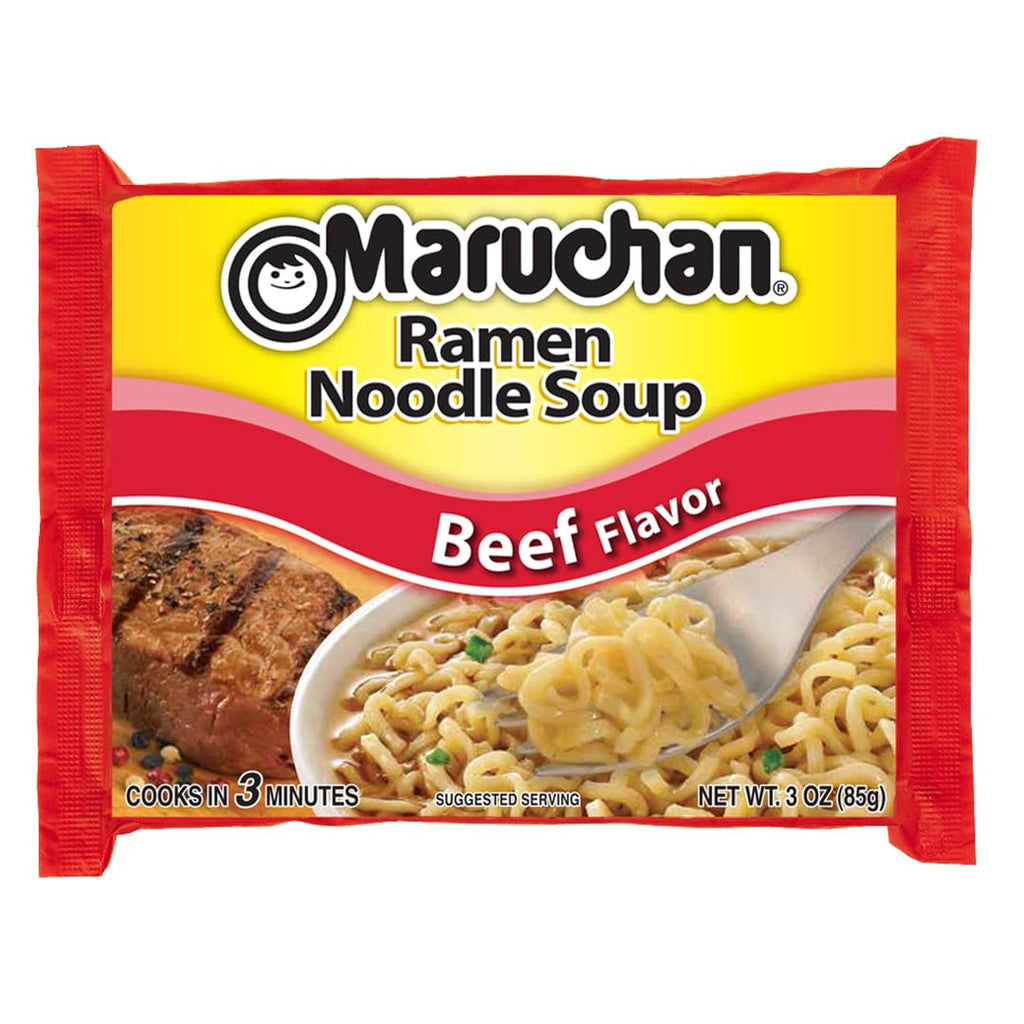 Maruchan Ramen Chicken, Instant Ramen Noodles, Ready to Eat Meals, 3 Oz, 24 Count