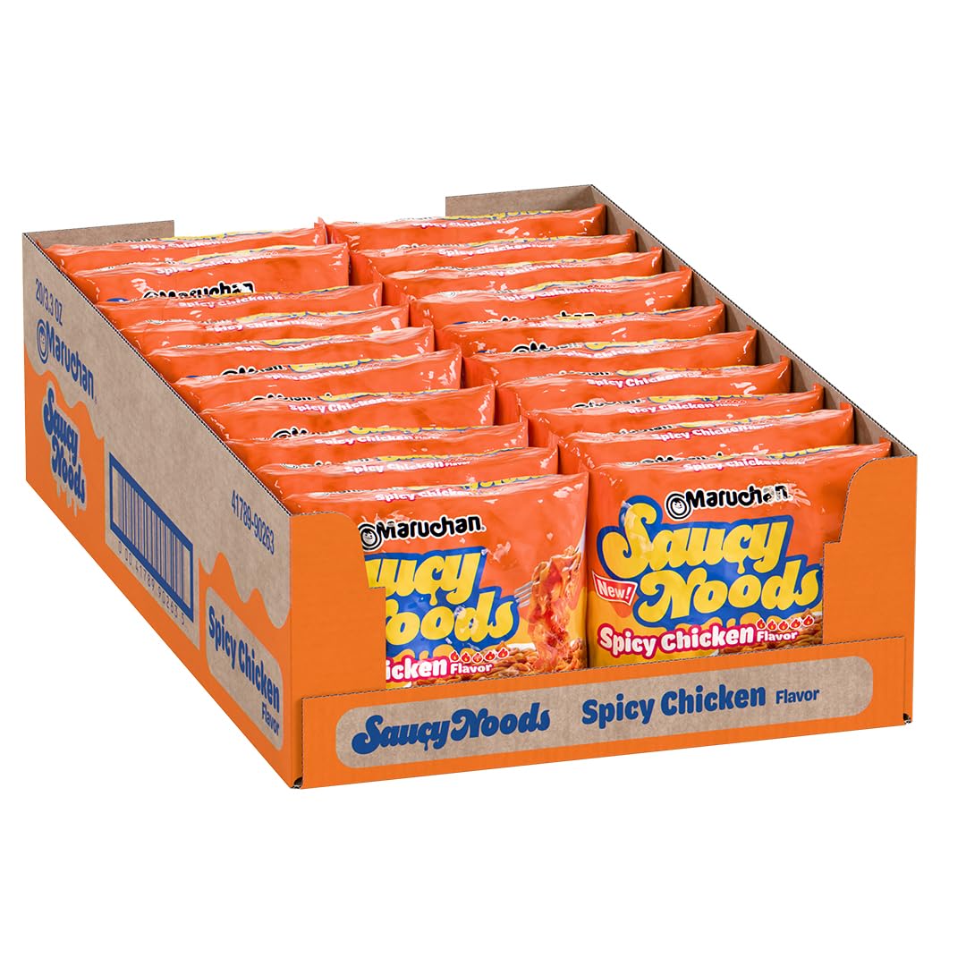 Maruchan Ramen Chicken, Instant Ramen Noodles, Ready to Eat Meals, 3 Oz, 24 Count