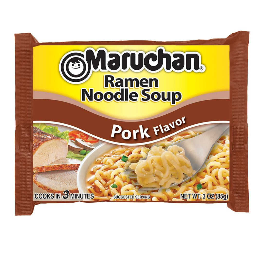 Maruchan Ramen Chicken, Instant Ramen Noodles, Ready to Eat Meals, 3 Oz, 24 Count
