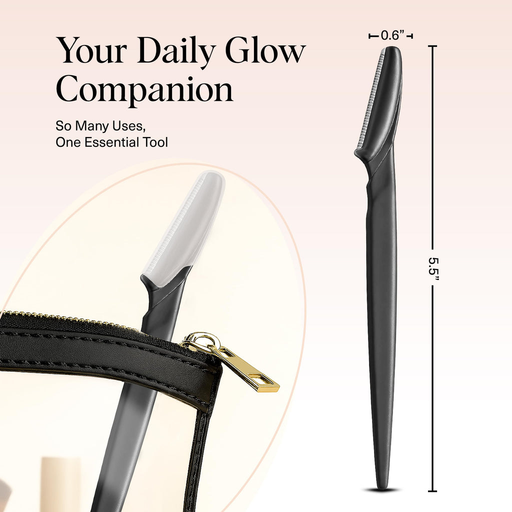 Kitsch Dermaplane Razor for Women Face – Face Razors for Women & Men, Eyebrow Trimmer & Face Shaver – Exfoliating Facial Razor & Skin Care Tool for Smoother Skin - Terracotta, 12 pcs