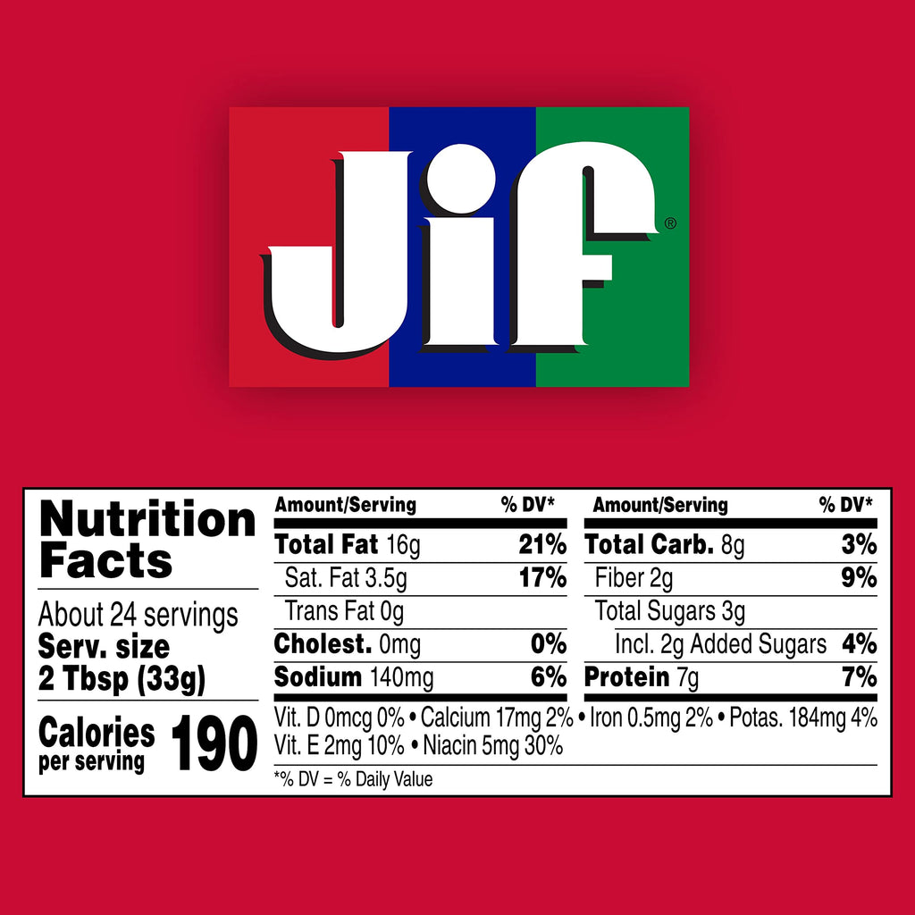 Jif Creamy Peanut Butter, 4 Pounds