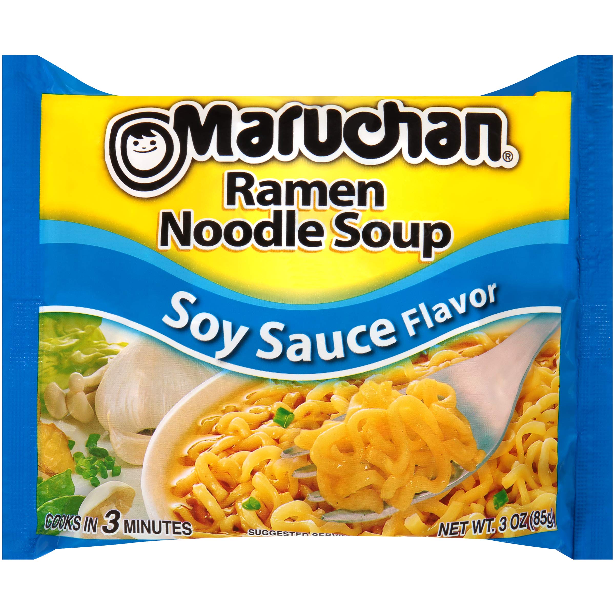 Maruchan Ramen Chicken, Instant Ramen Noodles, Ready to Eat Meals, 3 Oz, 24 Count