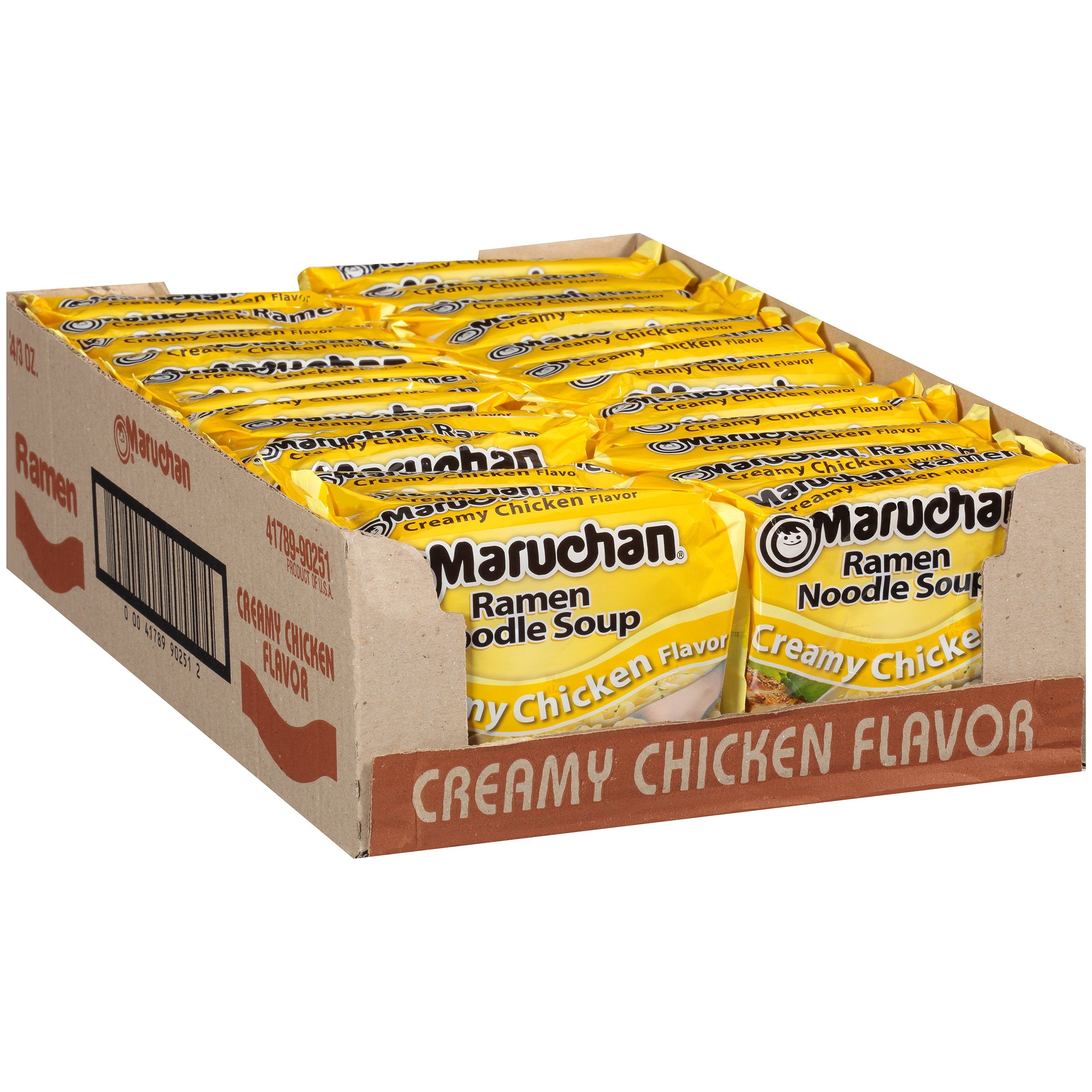 Maruchan Ramen Chicken, Instant Ramen Noodles, Ready to Eat Meals, 3 Oz, 24 Count